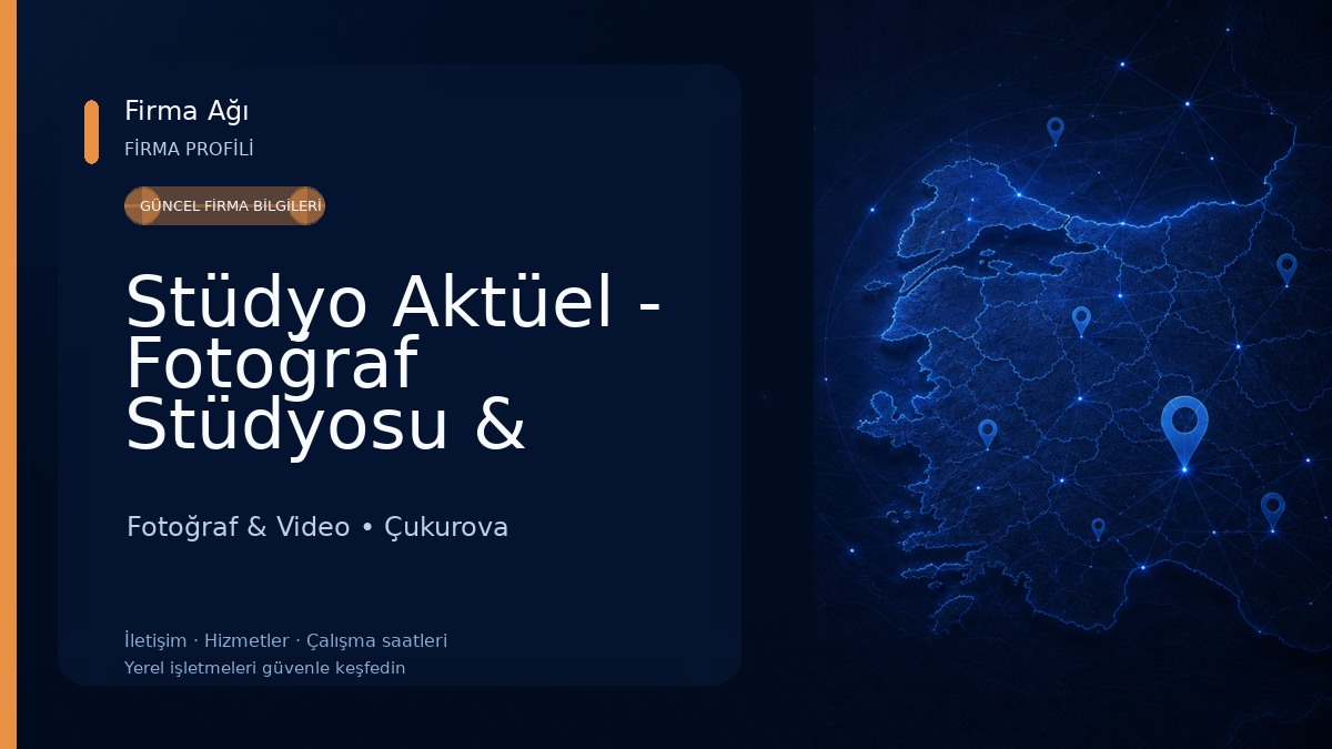 Stüdyo Aktüel - Fotoğraf Stüdyosu & Medya Ajansı