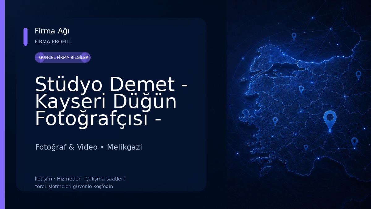 Stüdyo Demet - Kayseri Düğün Fotoğrafçısı - Harun Öztürk Fotoğraf & Video