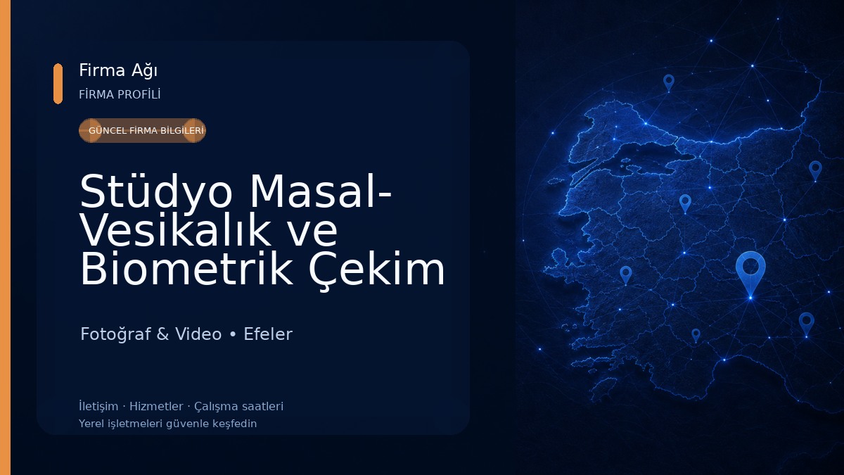 Stüdyo Masal- Vesikalık ve Biometrik Çekim Merkezi Fotoğraf & Video
