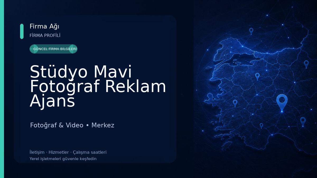 Stüdyo Mavi Fotoğraf Reklam Ajans Fotoğraf & Video