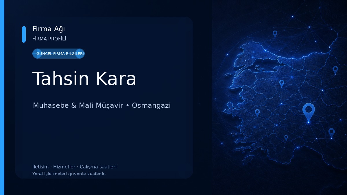 Tahsin Kara Muhasebe & Mali Müşavir