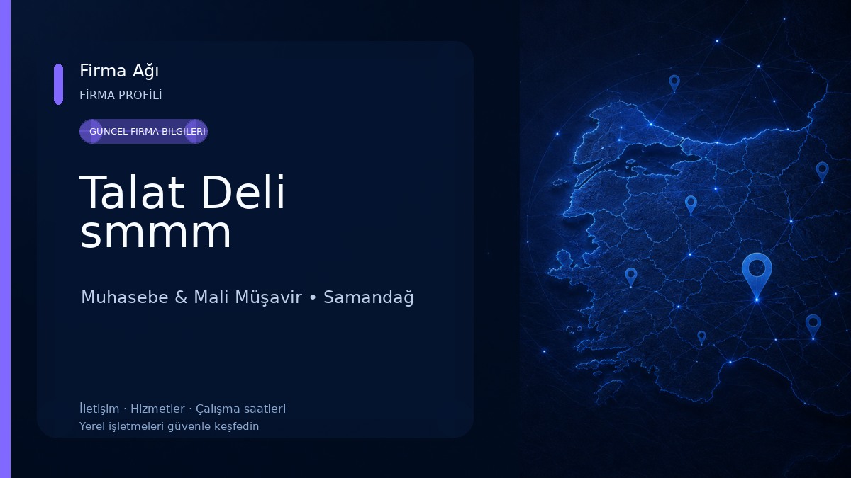 Talat Deli smmm Muhasebe & Mali Müşavir