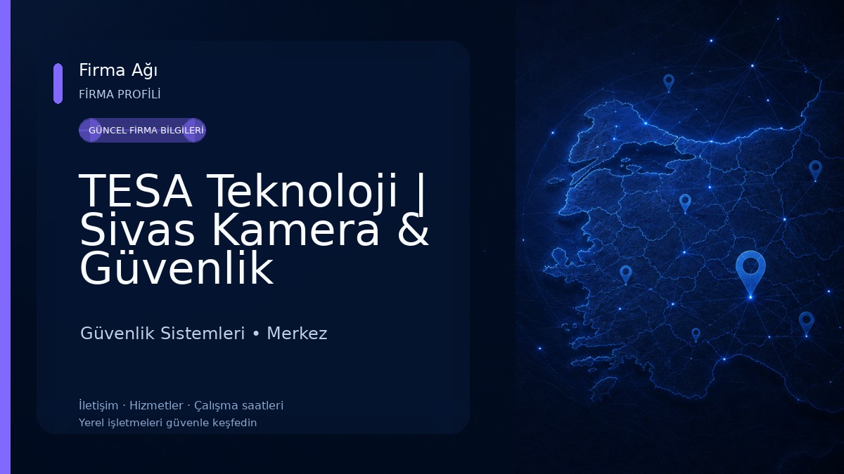 TESA Teknoloji | Sivas Kamera & Güvenlik Sistemleri Güvenlik Sistemleri