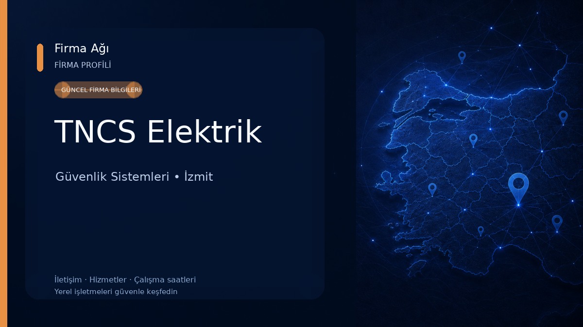TNCS Elektrik Güvenlik Sistemleri