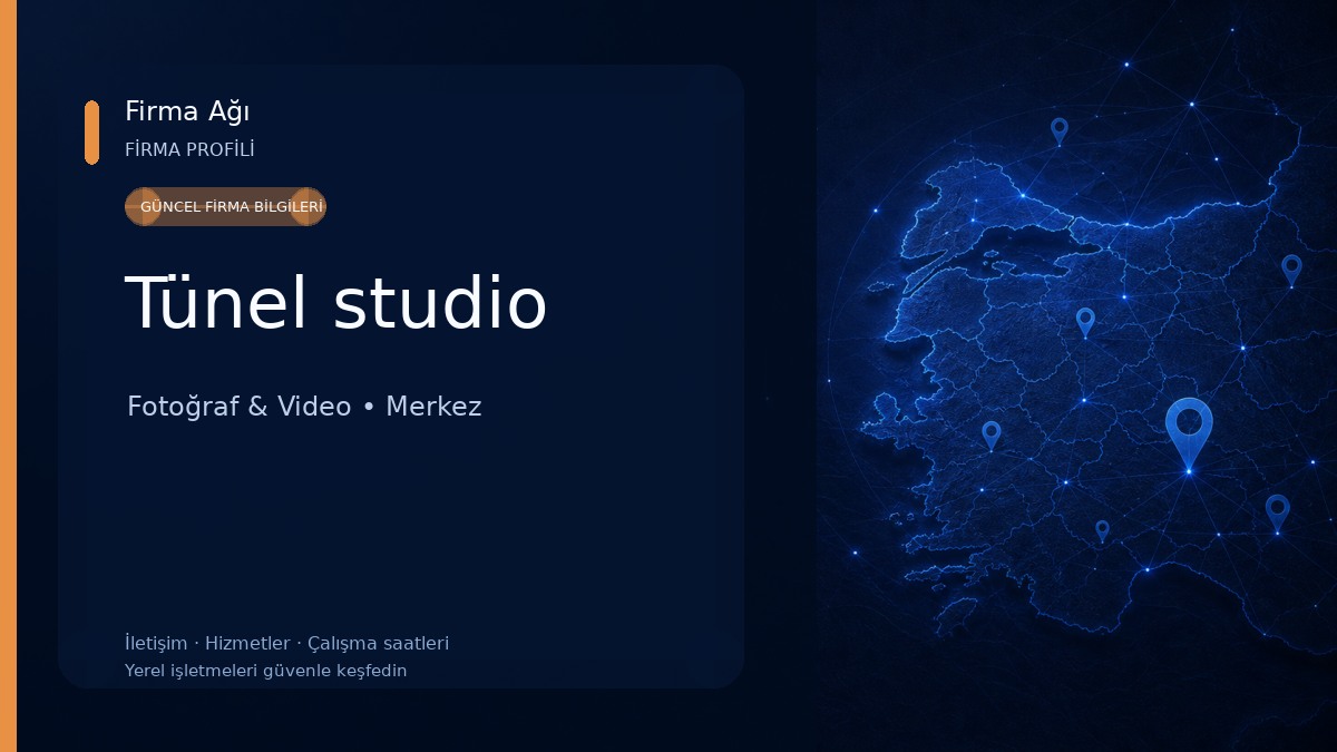 Tünel studio Fotoğraf & Video