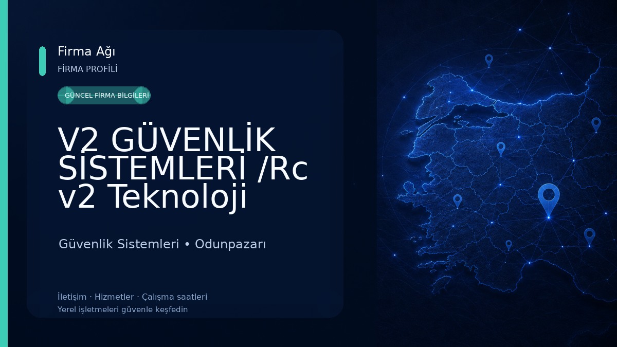 V2 GÜVENLİK SİSTEMLERİ /Rc v2 Teknoloji