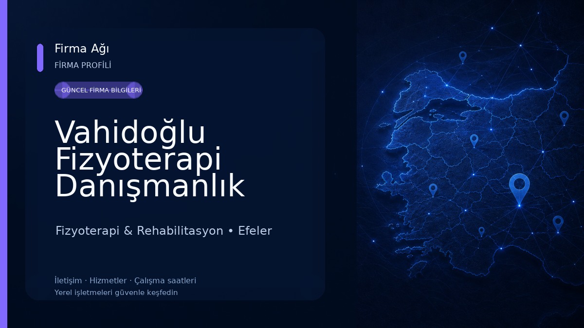 Vahidoğlu Fizyoterapi Danışmanlık Merkezi 