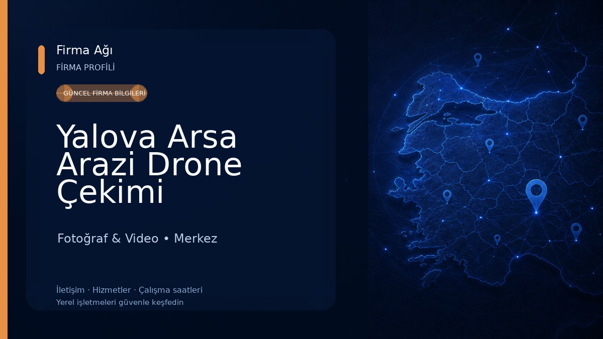 Yalova Arsa Arazi Drone Çekimi
