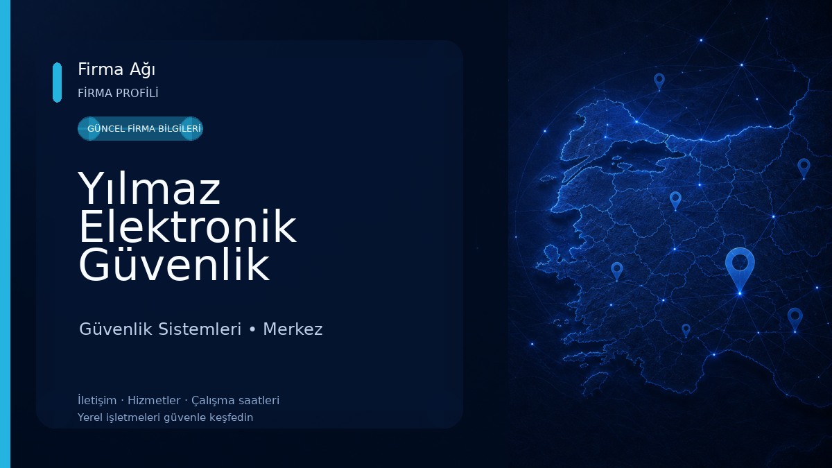 Yılmaz Elektronik Güvenlik Sistemleri Güvenlik Sistemleri