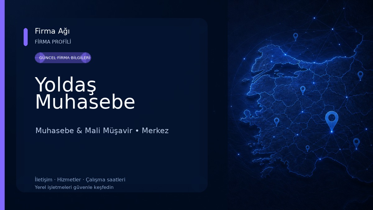 Yoldaş Muhasebe Muhasebe & Mali Müşavir