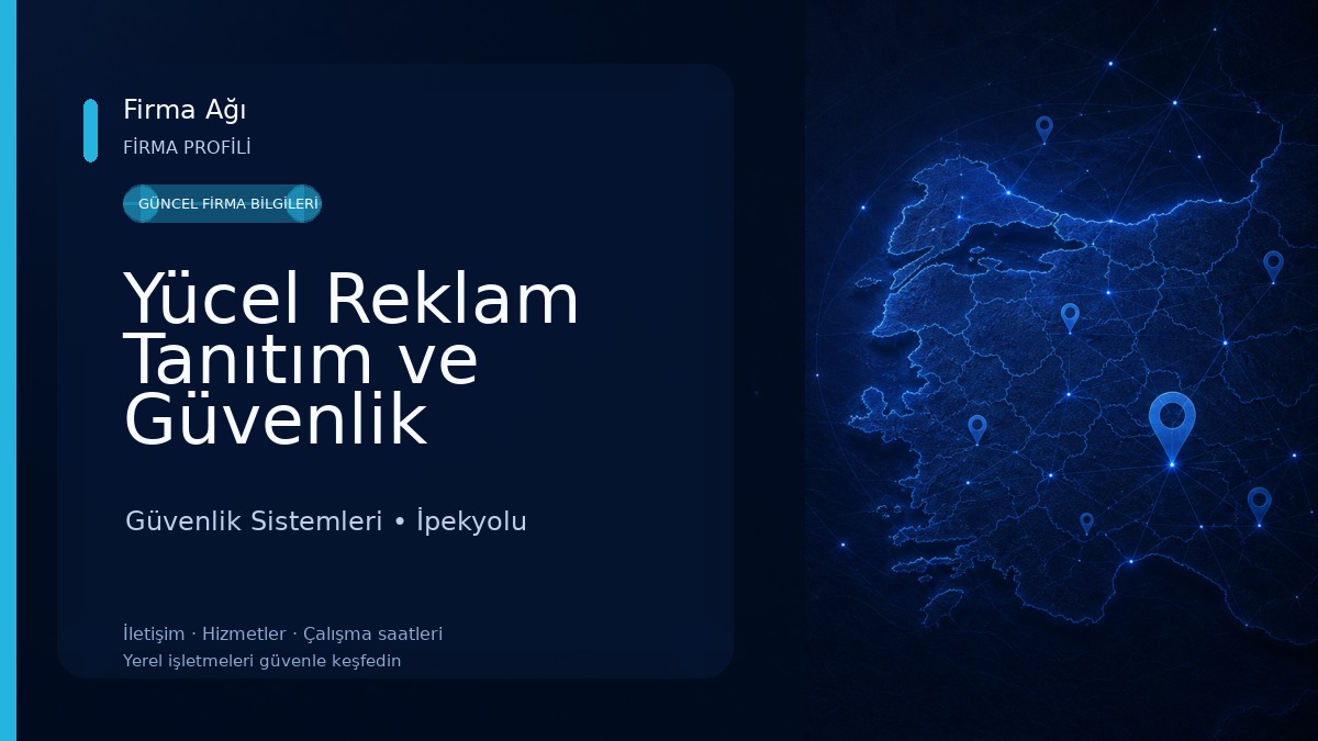 Yücel Reklam Tanıtım ve Güvenlik sistemleri Güvenlik Sistemleri
