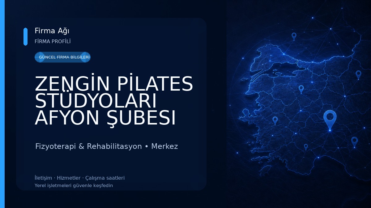ZENGİN PİLATES STÜDYOLARI AFYON ŞUBESI Fizyoterapi & Rehabilitasyon