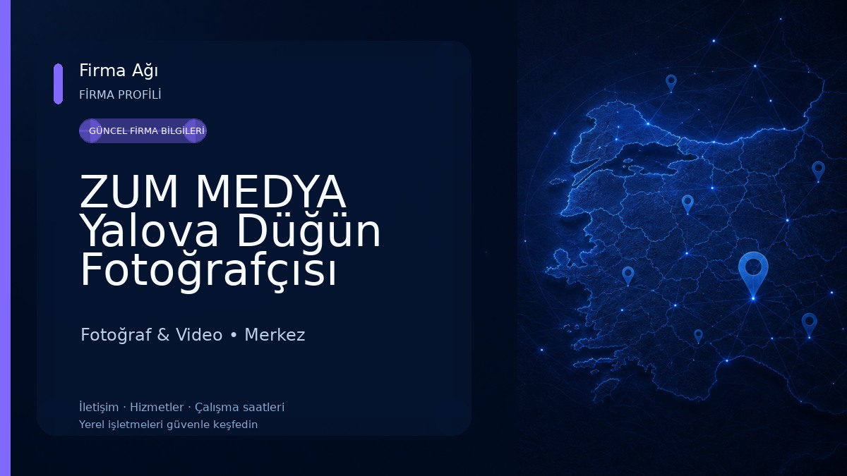 ZUM MEDYA Yalova Düğün Fotoğrafçısı